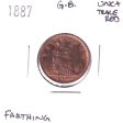 Great Britain 1887 Farthing UNC+ (MS-62) Trace Red Discount