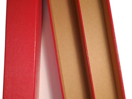 14 inch Storage Box for cardboard 2x2 holders - double row. (Large Red or Black) Discount