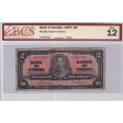 BC-22a 1937 Canada $2 Osborne-Towers, B B, BCS Certified F-12 (Soiling) Online