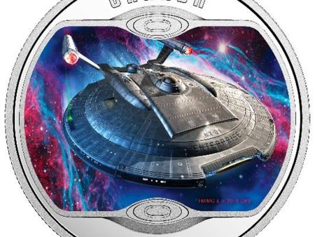 RDC 2018 Canada $10 Star Trek: Enterprise NX-01 Silver (No Tax) small scratches Online now