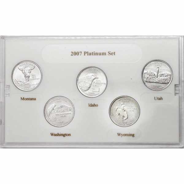 Lot of 3x 2007 USA P, D & S State Quarter Collection For Sale