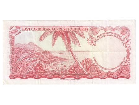 East Caribbean States (No Date) 1 Dollar, Pick #13g, RADAR, B56 993399 For Discount