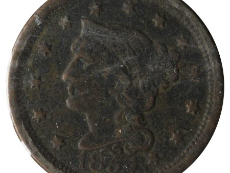 1854 USA Cent Very Fine (VF-20) Impaired For Sale