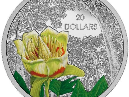 RDC 2015 $20 Forests of Canada - Carolinian Tulip Tree (No Tax) Impaired Online Sale