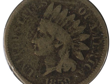 1859 USA Cent G-VG (G-6) Scratched, Cleaned, or Impaired Online Hot Sale