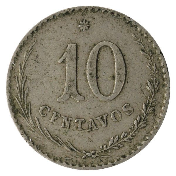 Paraguay 1903 10 Centavos VF-EF (VF-30) For Discount