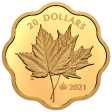 RDC 2021 Canada $20 Iconic Maple Leaves Gold Plated Fine Silver (No Tax) Scuffed Sale