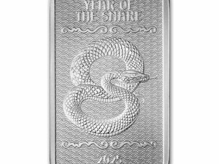 2025 Year of the Snake (Series 2) 1oz .999 Silver Bar (No Tax) Online Hot Sale