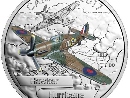 RDC 2017 Canada $20 Aircraft of WWII - Hawker Hurricane Silver (No Tax) Issues For Sale