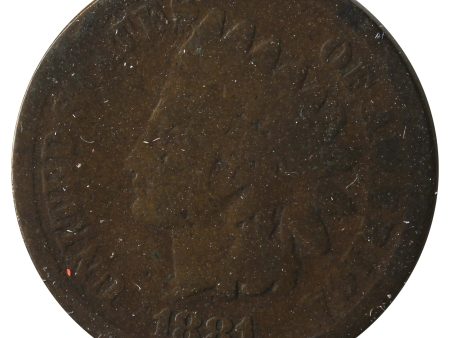 1881 USA Cent Good (G-4) Scratched, Cleaned or Impaired Sale