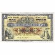 Scotland 1959 Royal Bank of Scotland 1 Pound Note, SC803, VF-EF For Cheap