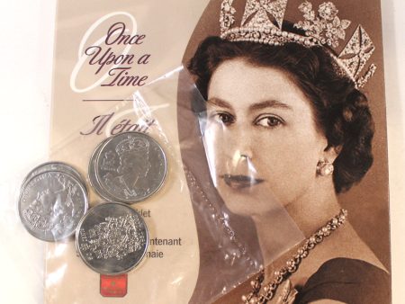 Once Upon a Time 5-coin Keepsake Booklet Queen Elizabeth II s 50 Year Reign Hot on Sale