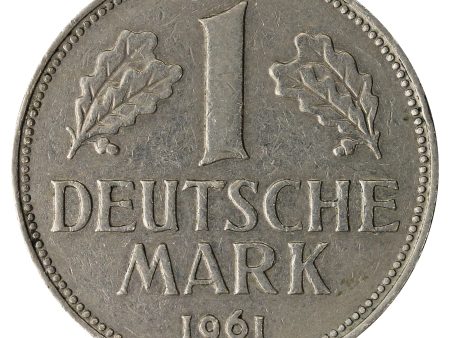 German Federal Republic 1961G Mark VF-EF (VF-30) Sale