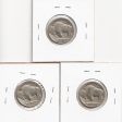 Lot of 3x 1935, 1936 & 1937 USA Nickels, 3Pcs Fashion