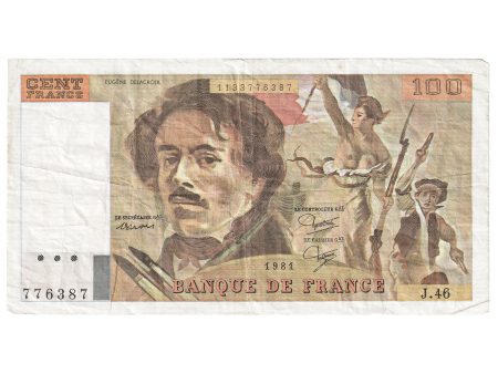 France 1981 100 Francs Note, Pick #154b, VF Online Hot Sale