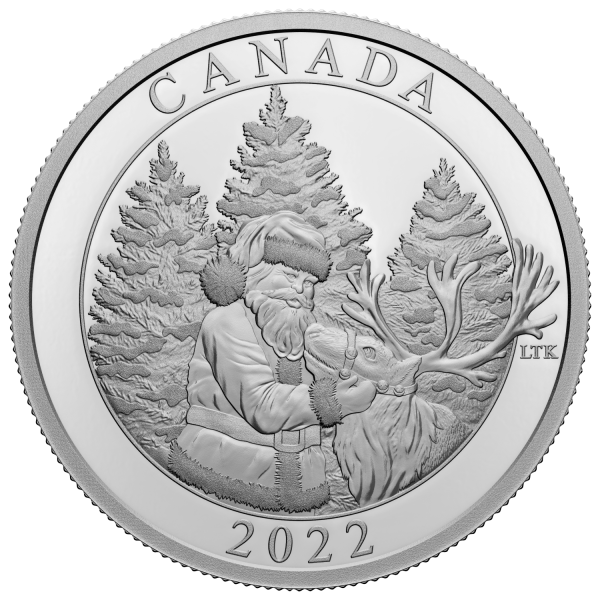 RDC 2022 Canada $50 The Magic of the Season Fine Silver Coin (No Tax) cut sleeve Online