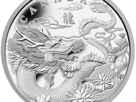 RDC 2012 Canada $250 Silver Kilo Year of the Dragon (No Tax) impaired For Sale