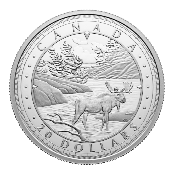 2024 $20 This is Canada: Wondrous Waters - Great Lakes Fine Silver (No Tax) For Sale