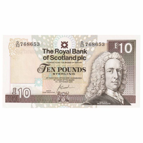 Scotland 2006 Royal Bank of Scotland 10 Pound Note, SC853b, UNC Hot on Sale