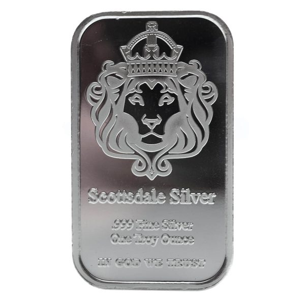 Scottsdale Mint  The One  1oz. .999 Silver Bar (No Tax) - Lightly Toned Sale