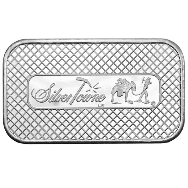 Sheet of 20x SilverTowne Mint Prospector 1oz. .999 Fine Silver Bar (No Tax) Online now