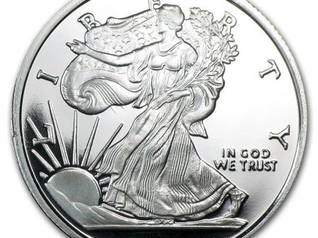 Walking Liberty 1 10oz .999 Fine Silver Fractional Round (No Tax) Discount