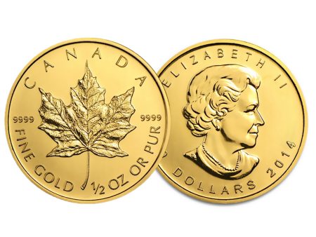 (LPO) Random Year 1 2oz $20 Canada Gold  Maple Leaf (TAX Exempt) For Cheap