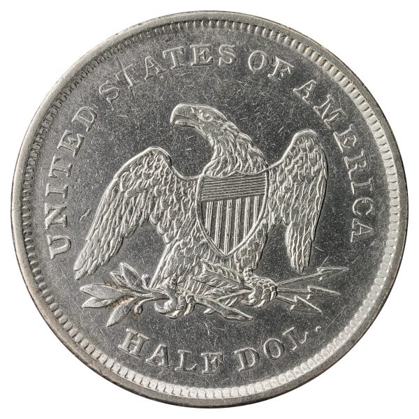 1839 Drapery USA Half Dollar Extra Fine (EF-40) $ For Sale