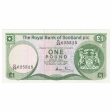 Scotland 1986 Royal Bank of Scotland 1 Pound Note, SC831c, VF-EF For Discount