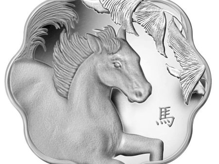 RDC 2014 Canada $15 Lunar Lotus Year of the Horse Fine Silver (No Tax) impaired Supply