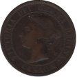 1884 Obv. 2 Canada 1-cent VG-F (VG-10) For Discount