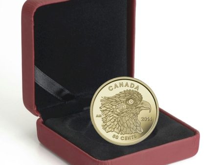 RDC 2014 Canada 50-cent Osprey 1 25oz. Fine Gold Coin (No Tax) worn sleeve Supply