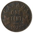 1927 Canada 1-Cent Fine (F-12) Scratched, cleaned, or impaired Discount