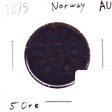 Norway 1875 5 Ore Almost Uncirculated (AU-50) Online