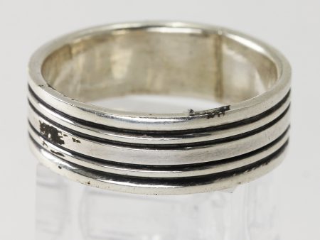 Men s Sterling Silver Ring - Size 12 1 2 For Sale