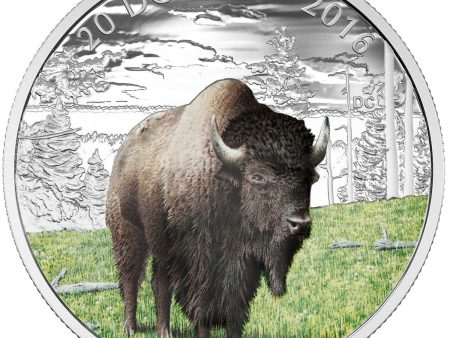 RDC 2016 Canada $20 Majestic Animals - The Benevolent Bison (No Tax) damaged clamshell For Discount