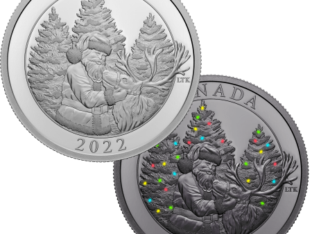 RDC 2022 Canada $50 The Magic of the Season Fine Silver Coin (No Tax) cut sleeve Online