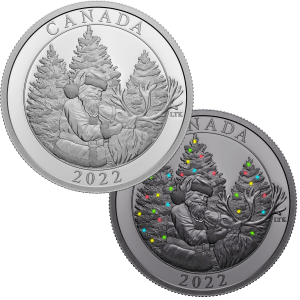 RDC 2022 Canada $50 The Magic of the Season Fine Silver Coin (No Tax) cut sleeve Online