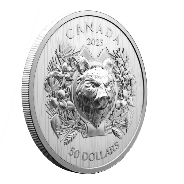 2025 Canada $50 Heraldic Bear Fine Silver (No Tax) Online