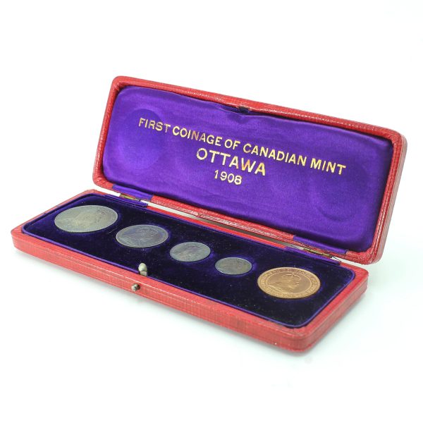 RARE 1908 Canada Specimen Set in Original Case - Only 1,000 Minted! Fashion