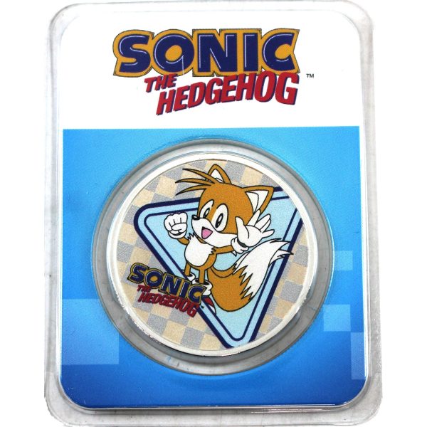 Niue 2022 $2 Sonic the Hedgehog: Miles Tails Prower 1oz. Fine Silver (No Tax) Issues Online Hot Sale