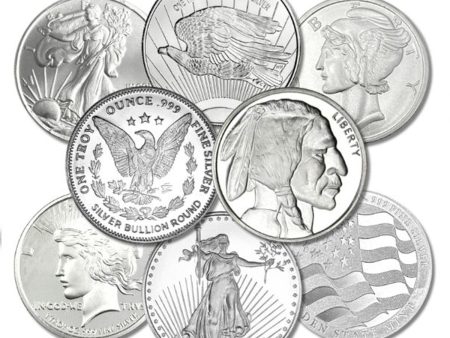 (LPO) MIXED Generic 1oz. Silver Rounds .999 Fine (TAX exempt) Issues - NO Credit Card, Paypal. Online