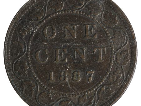 1887 Canada 1-Cent VF-EF (VF-30) Scratched, Cleaned or Impaired. Online Sale