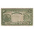 Bahamas 1953 4 Shillings Note, Pick #13d, VG-F (Damaged) Online Sale