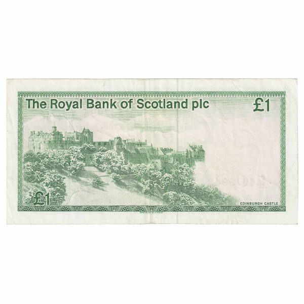 Scotland 1985 Royal Bank of Scotland 1 Pound Note, SC831b, EF Cheap