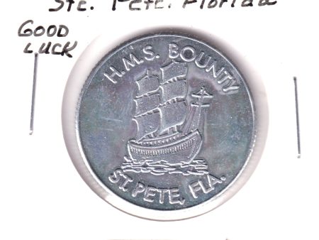 St.Pete, Florida U.S H.M.S Bounty Good Luck Token on Sale