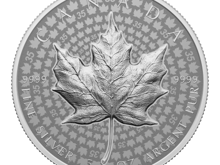 RDC 2023 Canada $50 Ultra High Relief 5oz. Silver Maple Leaf (No Tax) dented sleeve Online Sale