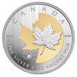 RDC 2013 Canada $50 25th Anniversary Silver Maple Leaf 5oz Silver (No Tax) - Impaired For Discount