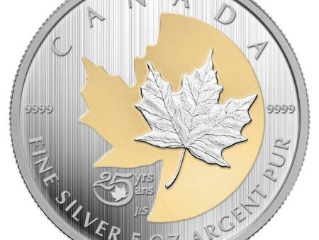 RDC 2013 Canada $50 25th Anniversary Silver Maple Leaf 5oz Silver (No Tax) - Impaired For Discount