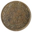 1916 Canada 1-Cent Extra Fine (EF-40) Scratched, cleaned, or impaired Fashion